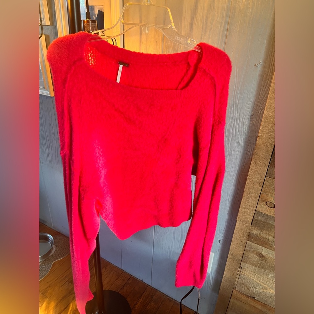 Free People cold shoulder sweater